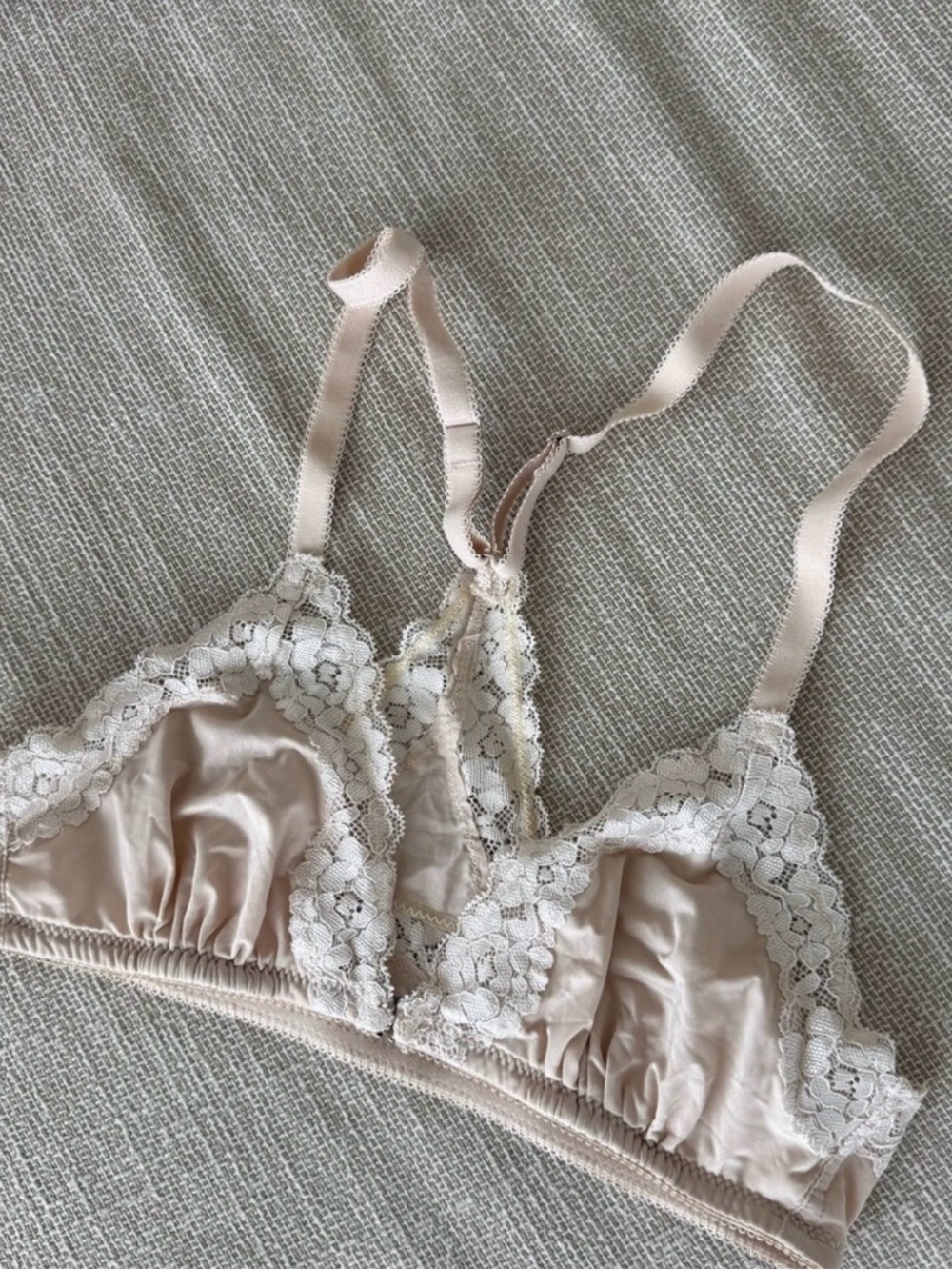 H&M Pale Blush Lace Bralette